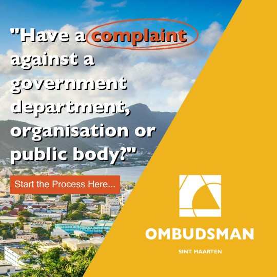 "Have a complaint against a government department, organisation or public body?" Start the Process Here...